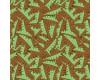 Dinosaur Green Tail Scales Brown Background Dino